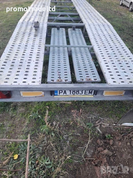 Ремарке платформа двойна под наем , снимка 1