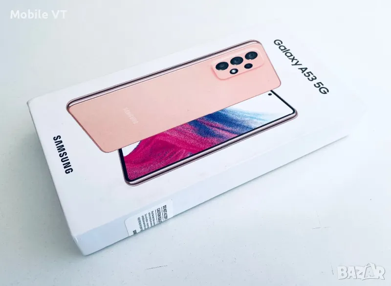 НОВ! Samsung Galaxy A53 5G 128GB Peach 2г.Гаранция!, снимка 1