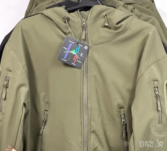  Софтшел якета—нови+Подарък-Тактически колан и Гривна за Оцеляване, снимка 1