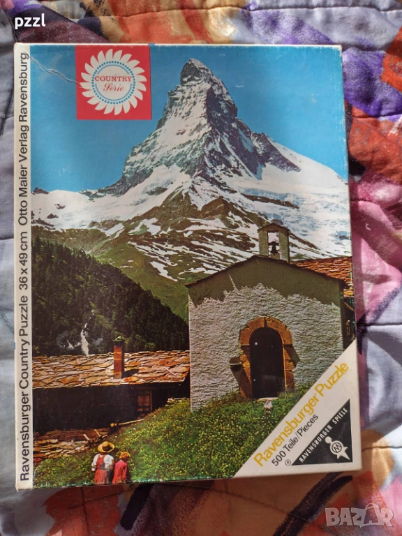 Пъзел "Matterhorn” Ravensburger 1970г. 500 части, , снимка 1