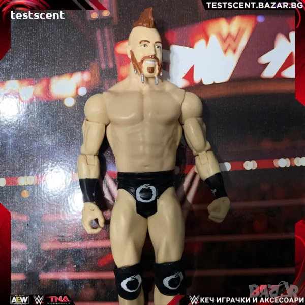 Екшън фигура WWE Sheamus Шеймъс Celtic Warrior Mattel Basic Series играчка figure, снимка 1