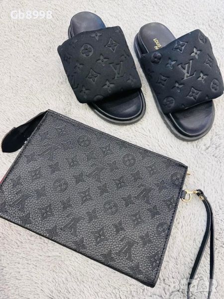 🏷️НАМАЛЕНИЕ🏷️ Чехли, клъч Louis Vuitton, снимка 1