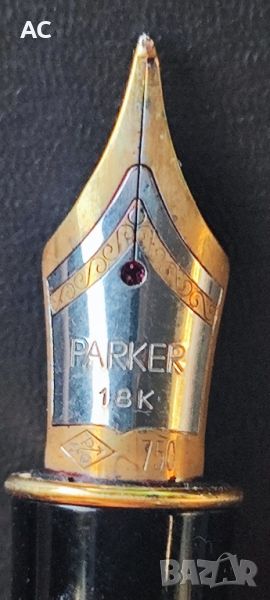 златна писалка 18K PARKER с китайски лак, снимка 1