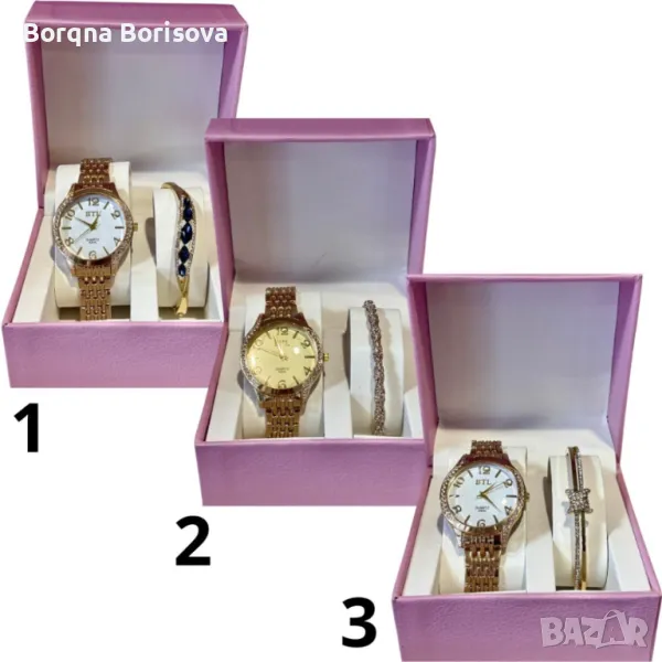Комплект часовник с гривна , снимка 1
