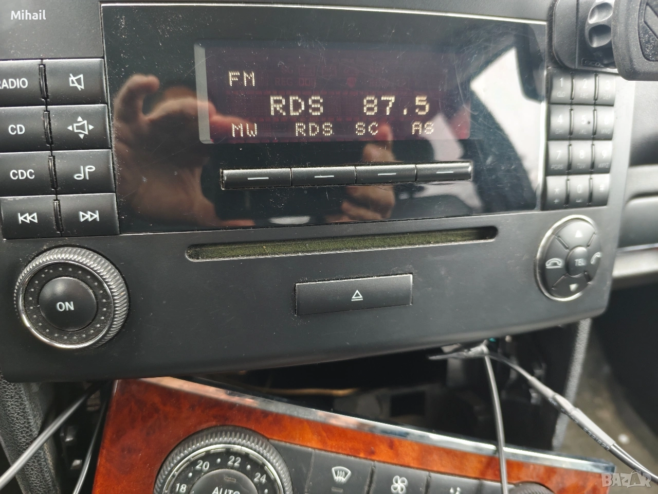 Радио за мерцедес мл, ml w164, mf2510, снимка 1