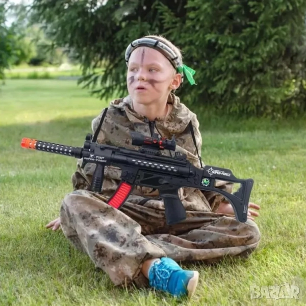 Пластмасова камуфлажна играчка със звук и светлина, снимка 1