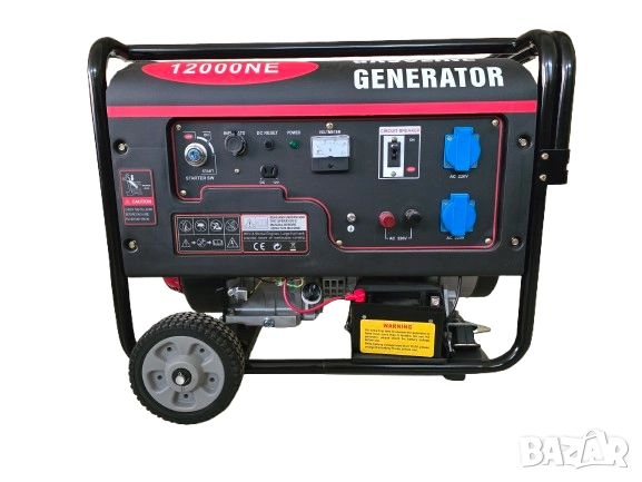 2025 11 KW Генератори за ток агрегат за ток моноф с дисплей с ел. старт 18 Hp, снимка 1