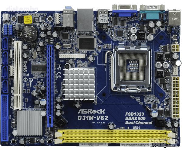 Дънна платка AsRock G31M-VS2, снимка 1