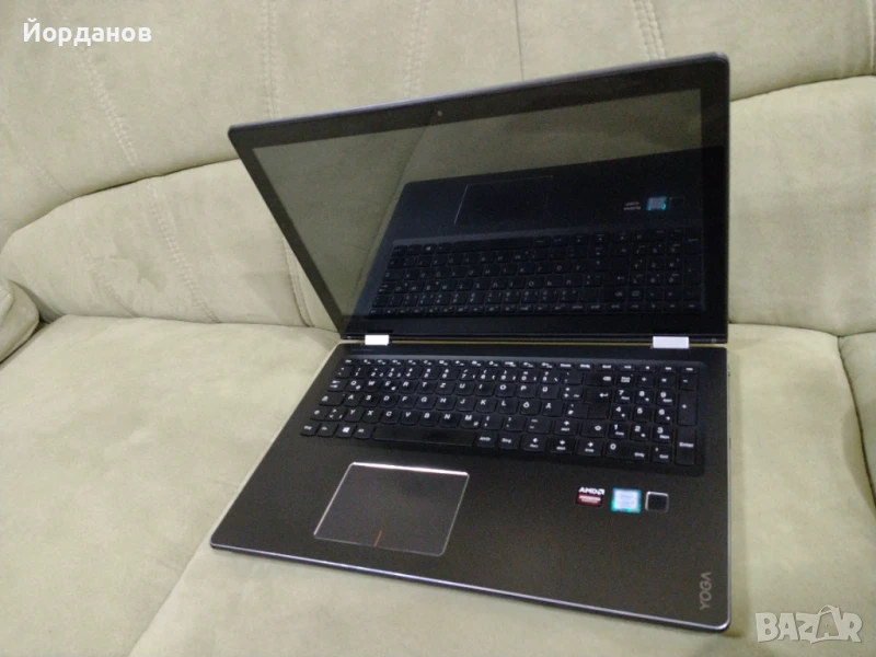 Lenovo Yoga 15.6'' Led Touch /i7-7500U/8gb.ram./120gb.ssd/Radeon R7 360, снимка 1
