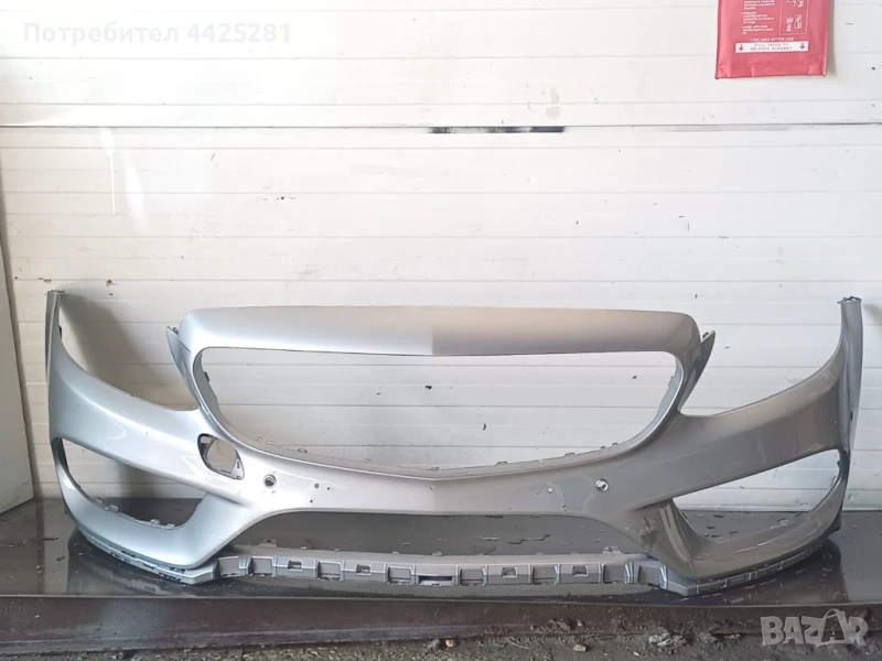 предна броня Mercedes W205, C205 AMG sedan, coupe 2014-2019 г . #1047V, снимка 1