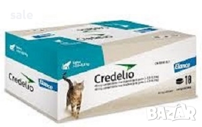 Credelio 48мг-3 овкусени таблетки за външно обезпаразитяване на котки от 2-8кг, снимка 1