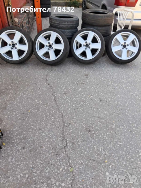 Джанти с гуми 5х112-18 цола -225/40/18-Audi,VW, снимка 1