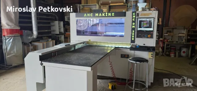 CNC пробивна машина с 4,5 kW фрезови рутер DM 2000 CNC, снимка 1