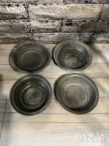стари медни чинии, снимка 3 - Антикварни и старинни предмети - 53655769