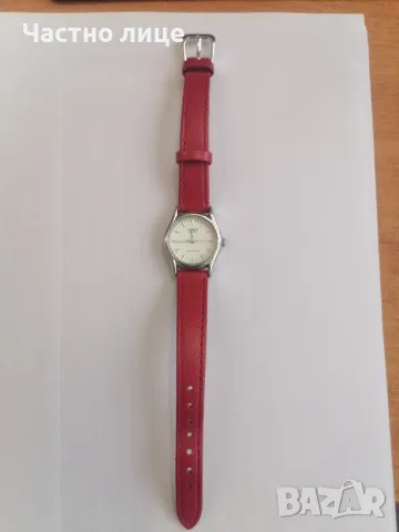 Като нов дамски часовник Casio, каишка естествена кожа , снимка 5 - Дамски - 50160996