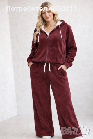 Дамски кадифени комплекти-ватирани, снимка 3 - Спортни екипи - 53030277