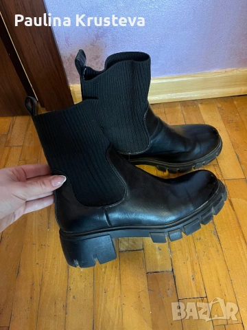 Дамски боти челси, снимка 2 - Дамски боти - 54294085