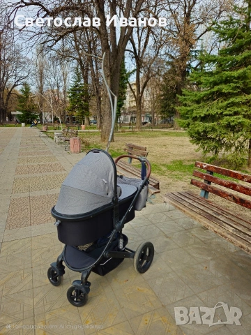 Бебешка количка с твърд кош Lorelli - Boston 2in1