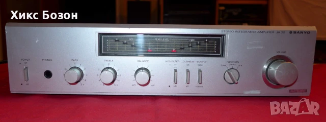 Отличен малък усилвател Sanyo JA 20-идеален за компютър, снимка 2 - Ресийвъри, усилватели, смесителни пултове - 50958795