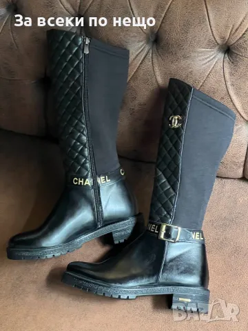 Дамски ботуши Burberry👢Guess👢Christian Dior👢Chanel👢 Код Lux258, снимка 11 - Дамски ботуши - 47829241