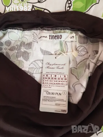 Нова Дамска пола за бременни на цветя Tinello размер S, снимка 2 - Поли - 49706641