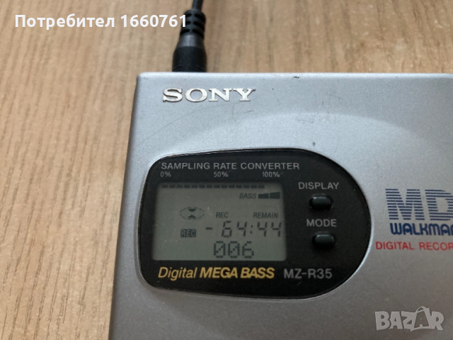 минидиск уокмен SONY MZ-R35, снимка 10 - MP3 и MP4 плеъри - 51727788