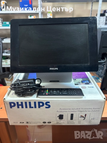 Портативен телевизор Philips PVD1079/12 9v захранване ЗАПАЗЕН