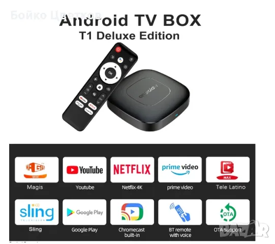 Android 14.0 TV box 2024 Mortal 1, снимка 1 - Части и Платки - 48148860