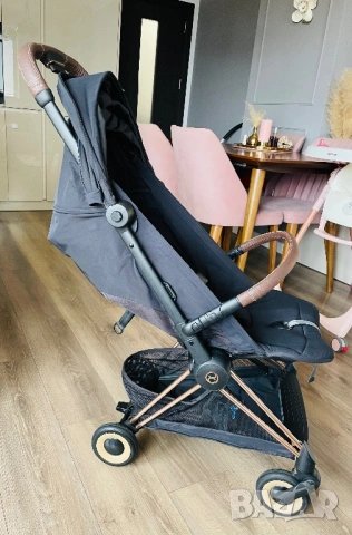 Бебешка количка Cybex COYA Platinum – розово злато, снимка 3 - Детски колички - 53481898