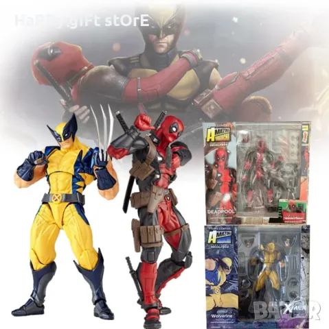 Статуетка Marvel: Върколакът и детпул Wolverine and Deadpool (Hero Collector), екшън фигура 16см. , снимка 1 - Фигурки - 46864175