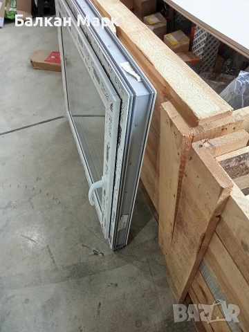 НОВ PVC Прозорец REHAU – 100х80 см (Троен стъклопакет), снимка 3 - Дограми - 53912930