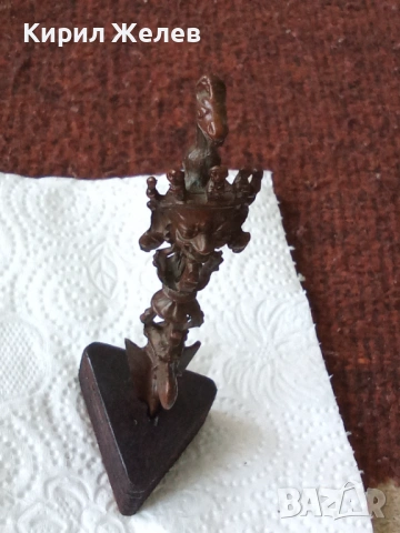 Бронзова кама от Камбоджа 54240, снимка 11 - Колекции - 53752705