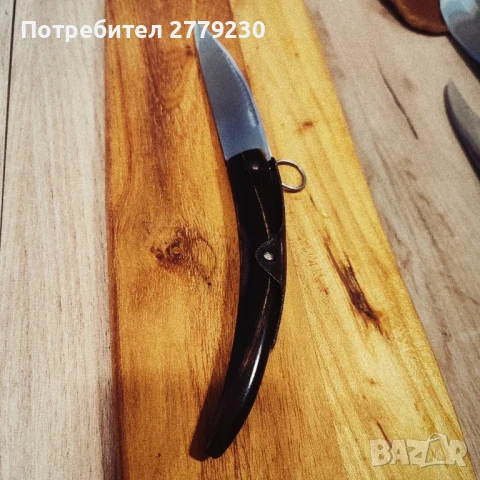 Стара сойка от биволски рог с орнаменти н, снимка 8 - Антикварни и старинни предмети - 51308235