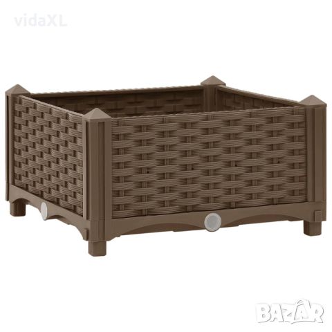 vidaXL Повдигната леха, 40x40x23 см, полипропилен(SKU:316526, снимка 1 - Други - 46276672