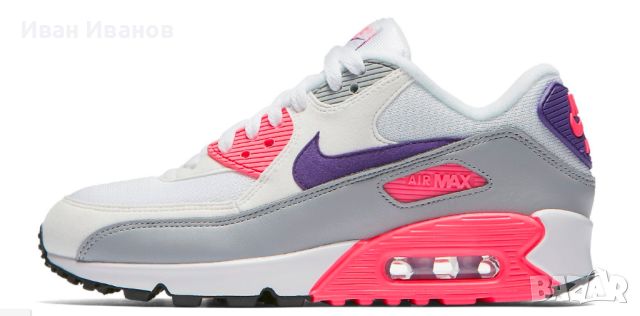 Nike Air Max 90 "Laser Pink” номер 40 -40,5 оригинални маратонки , снимка 4 - Маратонки - 45768558