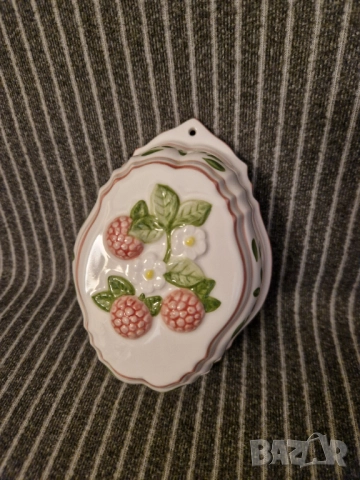 Винтидж керамична декорация – горски плодове , снимка 3 - Декорация за дома - 52627031