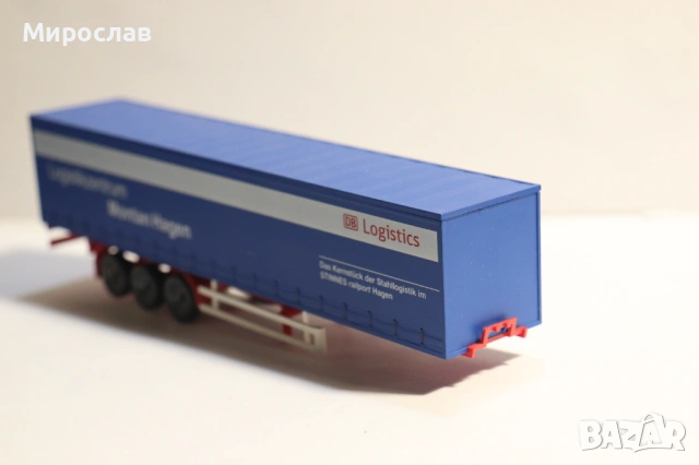 WIKING H0 1/87 РЕМАРКЕ КАМИОН МОДЕЛ ИГРАЧКА КОЛИЧКА, снимка 4 - Колекции - 53016642