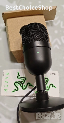 Микрофон Gaming Razer Seiren Mini, Черен, снимка 8 - Микрофони - 53157537