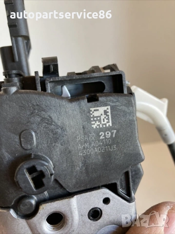 Заден ляв заключващ механизъм на врата за Peugeot 3008 1.6 HDI (2010) Psa732297, снимка 3 - Части - 53593327