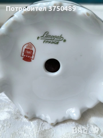 Красив и изящен свещник Limoges -Франция, снимка 7 - Антикварни и старинни предмети - 53888366