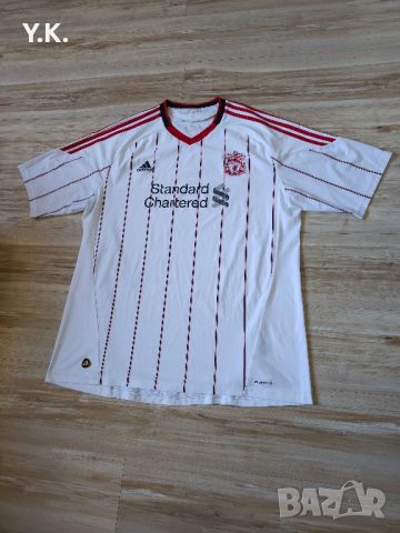 Оригинална мъжка тениска Adidas Climacool x F.C. Liverpool / Season 10-11 (Away), снимка 2 - Тениски - 45203809