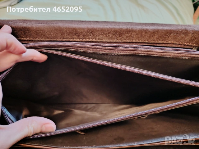 Голяма мъжка чанта от естествена кожа ART, снимка 6 - Чанти - 53882758