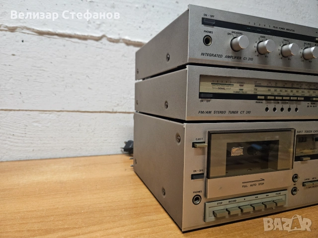 SABA CI 310 / CT 310 / CD 310 ретро  мини Hi-Fii аудио сет , снимка 5 - Аудиосистеми - 53940896