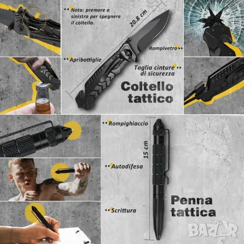 Комплект за оцеляване 13 в 1, снимка 4 - Екипировка - 49863503