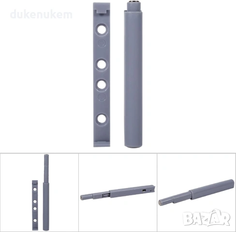 Push to Open система с демпфер и магнит за шкафове и чекмеджета, 12 броя, снимка 5 - Шкафове - 53016603