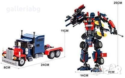 Конструктор Трансформърс 2в1 Оптимус Прайм (Transformers), снимка 4 - Конструктори - 45354491