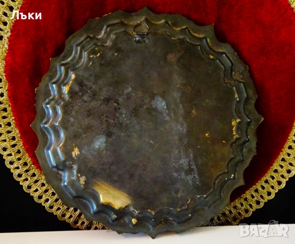 Бронзов поднос,чиния за стена Египет., снимка 8 - Антикварни и старинни предмети - 51823745