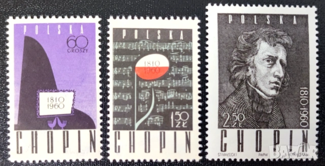 Полша, 1960 г. - лот на тема музика, личности, носии, спорт, история, изкуство, архитектура, птици