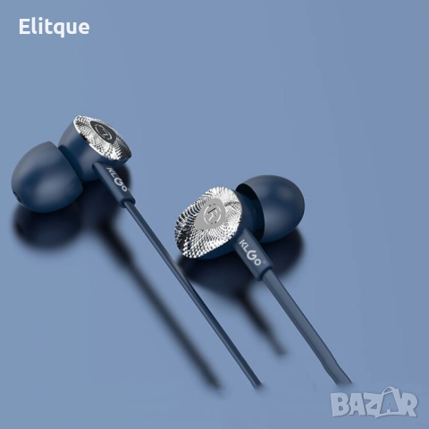 Жични слушалки с тапи и контрольор разположен върху кабела KLGO KS-10 - EP57, снимка 2 - Други стоки за дома - 52819070