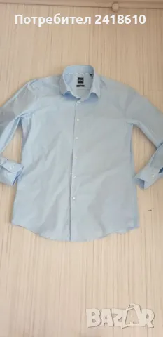 Hugo Boss H - Hank - kent- C1-214 Slim Fit Easy Iron Stretch Cotton Mens Size 44/17 1/2 XL НОВО! ОРИ, снимка 4 - Ризи - 47163843